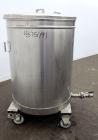 Used- Tank, 200 Gallon, 304 Stainless Steel, Vertical.  Approximately 38