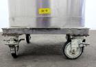 Used- Tank, 200 Gallon, 304 Stainless Steel, Vertical.  Approximately 38