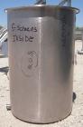 Used Tank/Drum, 70 Gallon, 316 Stainless Steel, Vertical. 24