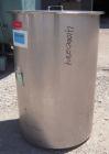 Used Tank/Drum, 70 Gallon, 316 Stainless Steel, Vertical. 24