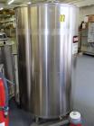 Used Tank, 250 Gallon, Stainless Steel, Vertical. 38