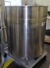 Used Tank, 300 Gallon, Stainless Steel, Vertical. 44