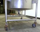Used Tank, Approximate 40 Gallon, 316 stainless steel, vertical. 32