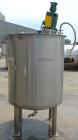 Used Tank, 440 Gallon, 304 Stainless Steel, Vertical. 48