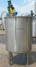 Used Tank, 440 Gallon, 304 Stainless Steel, Vertical. 48