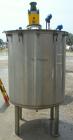 Used Tank, 440 Gallon, 304 Stainless Steel, Vertical. 48