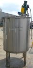 Used Tank, 440 Gallon, 304 Stainless Steel, Vertical. 48
