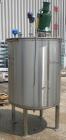 Used Tank, 440 Gallon, 304 Stainless Steel, Vertical. 48