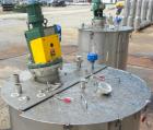 Used Tank, 440 Gallon, 304 Stainless Steel, Vertical. 48
