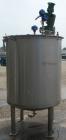 Used Tank, 440 Gallon, 304 Stainless Steel, Vertical. 48