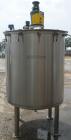 Used Tank, 440 Gallon, 304 Stainless Steel, Vertical. 48