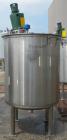 Used Tank, 440 Gallon, 304 Stainless Steel, Vertical. 48