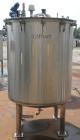 Used Tank, 440 Gallon, 304 Stainless Steel, Vertical. 48