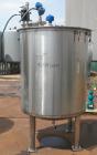 Used Tank, 440 Gallon, 304 Stainless Steel, Vertical. 48
