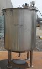 Used Tank, 440 Gallon, 304 Stainless Steel, Vertical. 48