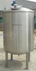 Used Tank, 440 Gallon, 304 Stainless Steel, Vertical. 48