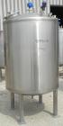 Used Tank, 440 Gallon, 304 Stainless Steel, Vertical. 48