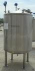 Used Tank, 440 Gallon, 304 Stainless Steel, Vertical. 48