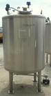 Used- Tank, 440 Gallon, 304 Stainless Steel, Vertical. 48