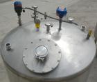 Used- Tank, 440 Gallon, 304 Stainless Steel, Vertical. 48