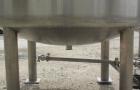 Used- Tank, 440 Gallon, 304 Stainless Steel, Vertical. 48