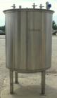 Used Tank, 440 Gallon, 304 Stainless Steel, Vertical. 48