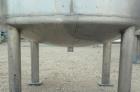 Used Tank, 250 Gallon, 304 Stainless Steel, Vertical. 48