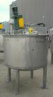 Used Tank, 250 Gallon, 304 Stainless Steel, Vertical. 48