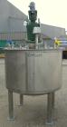 Used Tank, 250 Gallon, 304 Stainless Steel, Vertical. 48