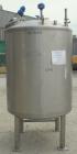Used Tank, 440 Gallon, 304 Stainless Steel, Vertical. 48