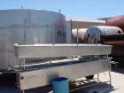 Used- Pipe Wash Tank, Stainless Steel. 18-3/4