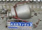 Used Javo N.V. Alkmaar Pressure Tank, 100 gallon, 304 stainless steel, vertical. 30'' diameter x 30'' straight side, dished top and bottom. Internal rated 50 psi at 300 deg F. 15'' top manway with co...