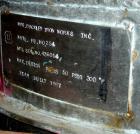 Used Buckley Iron Works Pressure Tank, 100 gallon, stainless steel, vertical. 30