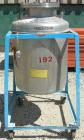 Used O.G. Kelley Co. Pressure Tank, 55 gallon, 304 stainless steel, vertical. 24