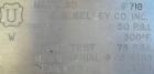 Used O.G. Kelley Co. Pressure Tank, 55 gallon, 304 stainless steel, vertical. 24
