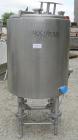 Used Tank, 100 gallon, 321 stainless steel, vertical. 30