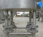 Used- Tank, 100 gallon, 321 stainless steel, vertical. 30