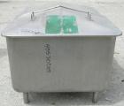 Used - Tank, 300 gallon, 304 stainless steel, rectangular. 42