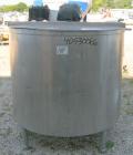 Used Tank, 425 gallon, 316 stainless steel, vertical. Approximately 54