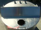 Used Tank, approximate 70 gallon, 316 stainless steel, vertical. Approximate 37