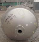 Used Pharmacia Pressure Receiver, 85 Gallon, 304 Stainless Steel, Vertical. 24