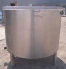 Used Tank, Approximately 400 Gallon, 304 Stainless Steel, Vertical. 57
