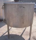 Used Tank, Approximately 200 Gallon, 316 Stainless Steel, Vertical. 45