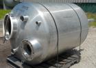 Used Tank, 375 Gallon, 304 Stainless Steel, Vertical. Approximately 46