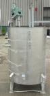 Used Tank, 115 Gallon, 304 Stainless Steel, Vertical. 30