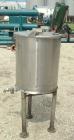 Used Tank, 30 Gallon, 304 stainless steel, vertical. 19