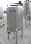 Used- Tank, 100 Gallon, 316 Stainless Steel, Vertical. 30