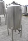 Used- Tank, 100 Gallon, 316 Stainless Steel, Vertical. 30