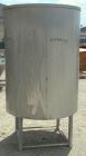 Used Tank, Approximately 450 Gallon, 304 Stainless Steel, Vertical. 45