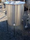 Used Tank, 55 Gallon, Stainless Steel. Approximate 24